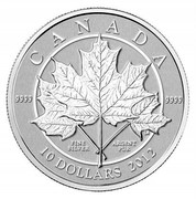 Canada 10 Dollars Maple Leaf Forever 2012 Proof KM# 1268 CANADA 9999 9999 LN FINE SILVER ARGENT PUR 10 DOLLARS 2012 coin reverse Canada 10 Dollars Maple Leaf Forever 2012 Proof KM# 1268 CANADA 9999 9999 LN FINE SILVER ARGENT PUR 10 DOLLARS 2012 coin reverse
