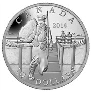 Canada 10 Dollars The Mobilisation of Our Nation 2014 Proof KM# 1613 CANADA 2014 10 DOLLARS coin reverse Canada 10 Dollars The Mobilisation of Our Nation 2014 Proof KM# 1613 CANADA 2014 10 DOLLARS coin reverse
