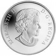 Canada 10 Dollars The Praying Mantis 2012 Proof KM# 1259 ELIZABETH II D ∙ G ∙ REGINA coin obverse Canada 10 Dollars The Praying Mantis 2012 Proof KM# 1259 ELIZABETH II D ∙ G ∙ REGINA coin obverse