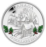 Canada 10 Dollars Wintertown 2011 Proof KM# 1200 CANADA 10 DOLLARS 2011 coin reverse Canada 10 Dollars Wintertown 2011 Proof KM# 1200 CANADA 10 DOLLARS 2011 coin reverse