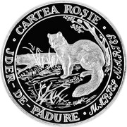 Moldova 10 Lei Wood marten 2004 Proof KM# 22 CARTEA ROȘIE JDER-DE-PĂDURE MARTES MARTES coin reverse Moldova 10 Lei Wood marten 2004 Proof KM# 22 CARTEA ROȘIE JDER-DE-PĂDURE MARTES MARTES coin reverse