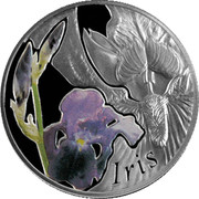 Belarus 10 Roubles The Iris 2013 Proof KM# 519 IRIS coin reverse Belarus 10 Roubles The Iris 2013 Proof KM# 519 IRIS coin reverse