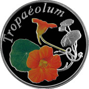 Belarus 10 Roubles The Nasturtium 2013 Proof KM# 520 TROPAEOLUM coin reverse Belarus 10 Roubles The Nasturtium 2013 Proof KM# 520 TROPAEOLUM coin reverse