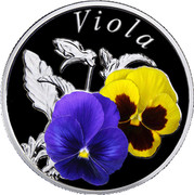 Belarus 10 Roubles The Violet 2013 Proof KM# 524 VIOLA coin reverse Belarus 10 Roubles The Violet 2013 Proof KM# 524 VIOLA coin reverse