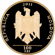 Moldova 100 Lei Bogdan Petriceicu Hasdeu 2011 Proof KM# 66 2011 REPUBLICA MOLDOVA 100 LEI coin obverse Moldova 100 Lei Bogdan Petriceicu Hasdeu 2011 Proof KM# 66 2011 REPUBLICA MOLDOVA 100 LEI coin obverse