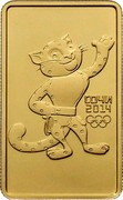 Russia 100 Roubles (Sochi 2014 Mascot Leopard) СОЧИ 2014 coin reverse Russia 100 Roubles (Sochi 2014 Mascot Leopard) СОЧИ 2014 coin reverse