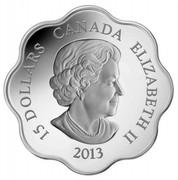 Canada 15 Dollars Lunar Lotus - Year of the Snake 2013 Proof KM# 1359 15 DOLLARS CANADA ELIZABETH II 2013 coin obverse Canada 15 Dollars Lunar Lotus - Year of the Snake 2013 Proof KM# 1359 15 DOLLARS CANADA ELIZABETH II 2013 coin obverse
