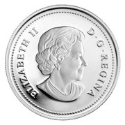 Canada 15 Dollars Maple of Happiness 2011 Proof KM# 1152 ELIZABETH II D∙G∙REGINA coin obverse Canada 15 Dollars Maple of Happiness 2011 Proof KM# 1152 ELIZABETH II D∙G∙REGINA coin obverse