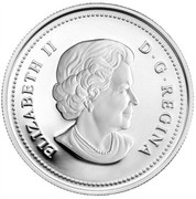 Canada 15 Dollars Maple Series - Maple of Longevity 2014 Proof KM# 1667 ELIZABETH II D∙G∙REGINA coin obverse Canada 15 Dollars Maple Series - Maple of Longevity 2014 Proof KM# 1667 ELIZABETH II D∙G∙REGINA coin obverse
