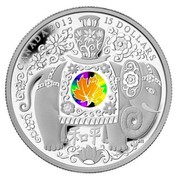 Canada 15 Dollars Maple Series. Maple of Peace 2013 Proof KM# 1439 CANADA 2013 15 DOLLARS SN coin reverse Canada 15 Dollars Maple Series. Maple of Peace 2013 Proof KM# 1439 CANADA 2013 15 DOLLARS SN coin reverse