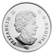 Canada 15 Dollars Vignettes of Royalty - King Edward VII 2008 KM# 804 ELIZABETH II D ∙ G ∙ REGINA coin obverse Canada 15 Dollars Vignettes of Royalty - King Edward VII 2008 KM# 804 ELIZABETH II D ∙ G ∙ REGINA coin obverse