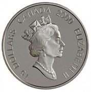 Canada 15 Dollars Zodiac Series - Year of the Dragon 2000 Proof KM# 387 15 DOLLARS CANADA 2000 ELIZABETH II coin obverse Canada 15 Dollars Zodiac Series - Year of the Dragon 2000 Proof KM# 387 15 DOLLARS CANADA 2000 ELIZABETH II coin obverse