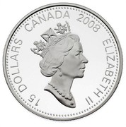 Canada 15 Dollars Zodiac Series - Year of the Rat 2008 Proof KM# 801 15 DOLLARS CANADA 2008 ELIZABETH II coin obverse Canada 15 Dollars Zodiac Series - Year of the Rat 2008 Proof KM# 801 15 DOLLARS CANADA 2008 ELIZABETH II coin obverse