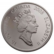 Canada 15 Dollars Zodiac Series - Year of the Rooster 2005 KM# 560 15 DOLLARS CANADA 2005 ELIZABETH II coin obverse Canada 15 Dollars Zodiac Series - Year of the Rooster 2005 KM# 560 15 DOLLARS CANADA 2005 ELIZABETH II coin obverse