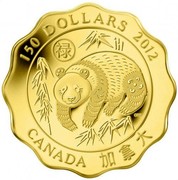 Canada 150 Dollars Blessings of Good Fortune 2012 Proof KM# 1262 150 DOLLARS 2012 CANADA coin reverse