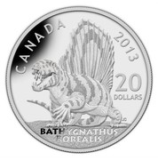 Canada 20 Dollars Bathygnathus Borealis - Dinosaurs of Canada 2013 Proof KM# 1474 CANADA 2013 20 DOLLARS JC BATHYGNATHUS BOREALIS coin reverse Canada 20 Dollars Bathygnathus Borealis - Dinosaurs of Canada 2013 Proof KM# 1474 CANADA 2013 20 DOLLARS JC BATHYGNATHUS BOREALIS coin reverse