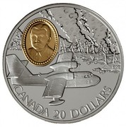 Canada 20 Dollars Bombardier CL-215 Waterbomber 1998 Proof KM# 330 CANADA 20 DOLLARS coin reverse Canada 20 Dollars Bombardier CL-215 Waterbomber 1998 Proof KM# 330 CANADA 20 DOLLARS coin reverse