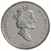 Canada 20 Dollars Bombardier CP-107 Argus 1998 Proof KM# 329 ELIZABETH II D∙G∙REGINA ∙ 1998 ∙ coin obverse Canada 20 Dollars Bombardier CP-107 Argus 1998 Proof KM# 329 ELIZABETH II D∙G∙REGINA ∙ 1998 ∙ coin obverse