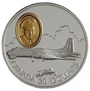 Canada 20 Dollars Bombardier CP-107 Argus 1998 Proof KM# 329 CANADA 20 DOLLARS coin reverse Canada 20 Dollars Bombardier CP-107 Argus 1998 Proof KM# 329 CANADA 20 DOLLARS coin reverse