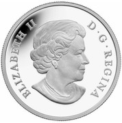 Canada 20 Dollars Canadian Tiger Swallowtail 2013 Proof KM# 1436 ELIZABETH II D ∙ G ∙ REGINA coin obverse Canada 20 Dollars Canadian Tiger Swallowtail 2013 Proof KM# 1436 ELIZABETH II D ∙ G ∙ REGINA coin obverse