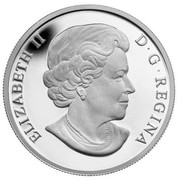 Canada 20 Dollars Crystal Series - Three Wise Men 2012 Proof KM# 1334 ELIZABETH II D ∙ G ∙ REGINA coin obverse Canada 20 Dollars Crystal Series - Three Wise Men 2012 Proof KM# 1334 ELIZABETH II D ∙ G ∙ REGINA coin obverse