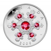 Canada 20 Dollars Crystal Snowflake 2009 KM# 945 CANADA KW 2009 coin reverse Canada 20 Dollars Crystal Snowflake 2009 KM# 945 CANADA KW 2009 coin reverse