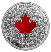 Canada 20 Dollars Maple Leaf Impression 2013 KM# 1451a - coin reverse