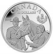 Canada 20 Dollars Queen's Visit to Canada 1952-2012 Proof KM# 1239 CANADA 20 DOLLARS 2012 BR CP coin reverse Canada 20 Dollars Queen's Visit to Canada 1952-2012 Proof KM# 1239 CANADA 20 DOLLARS 2012 BR CP coin reverse