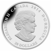 Canada 20 Dollars Stained Glass - Craigdarroch Castle 2014 KM# 1677 ELIZABETH II CANADA 2014 D ∙ G ∙ REGINA 20 DOLLARS SB coin obverse Canada 20 Dollars Stained Glass - Craigdarroch Castle 2014 KM# 1677 ELIZABETH II CANADA 2014 D ∙ G ∙ REGINA 20 DOLLARS SB coin obverse