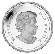 Canada 20 Dollars The Bald Eagle 2013 Proof KM# 1440 ELIZABETH II D ∙ G ∙ REGINA coin obverse Canada 20 Dollars The Bald Eagle 2013 Proof KM# 1440 ELIZABETH II D ∙ G ∙ REGINA coin obverse