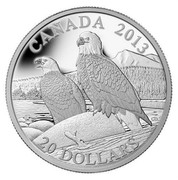 Canada 20 Dollars The Bald Eagle - Lifelong Mates 2013 Proof KM# 1510 CANADA 2013 20 DOLLARS coin reverse Canada 20 Dollars The Bald Eagle - Lifelong Mates 2013 Proof KM# 1510 CANADA 2013 20 DOLLARS coin reverse