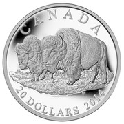 Canada 20 Dollars The Bull and His Mate 2014 Proof KM# 1610 CANADA TT 20 DOLLARS 2014 coin reverse Canada 20 Dollars The Bull and His Mate 2014 Proof KM# 1610 CANADA TT 20 DOLLARS 2014 coin reverse