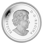 Canada 20 Dollars The Great Hare 2013 Proof KM# 1513 ELIZABETH II D ∙ G ∙ REGINA coin obverse