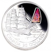 Canada 20 Dollars The William Lawrence 2002 Proof KM# 465 ELIZABETH II D ∙ G ∙ REGINA ∙ 2002 ∙ coin obverse Canada 20 Dollars The William Lawrence 2002 Proof KM# 465 ELIZABETH II D ∙ G ∙ REGINA ∙ 2002 ∙ coin obverse