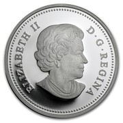 Canada 20 Dollars White-Tailed Deer - portrait 2014 Proof KM# 1745 ELIZABETH II D G REGINA coin obverse Canada 20 Dollars White-Tailed Deer - portrait 2014 Proof KM# 1745 ELIZABETH II D G REGINA coin obverse