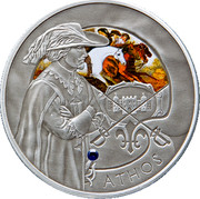 Belarus 20 Roubles Athos 2009 Antique finish KM# 244 ATHOS coin reverse Belarus 20 Roubles Athos 2009 Antique finish KM# 244 ATHOS coin reverse