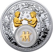 Belarus 20 Roubles Gemini 2013 Proof KM# 514 GEMINI coin reverse Belarus 20 Roubles Gemini 2013 Proof KM# 514 GEMINI coin reverse