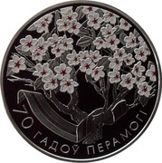 Belarus 20 Roubles The 70th Anniversary of the Soviet People's Victory in the Great Patriotic War 2015 Proof KM# 498 70 ГАДОЎ ПЕРАМОГІ coin reverse Belarus 20 Roubles The 70th Anniversary of the Soviet People's Victory in the Great Patriotic War 2015 Proof KM# 498 70 ГАДОЎ ПЕРАМОГІ coin reverse