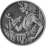 Belarus 20 Roubles Virgo 2015 Proof KM# 497 VIRGO coin reverse Belarus 20 Roubles Virgo 2015 Proof KM# 497 VIRGO coin reverse