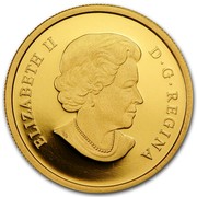 Canada 200 Dollars 75th Anniversary of the First Royal Visit 2014 Proof KM# 1698 ELIZABETH II D ∙ G ∙ REGINA SB coin obverse Canada 200 Dollars 75th Anniversary of the First Royal Visit 2014 Proof KM# 1698 ELIZABETH II D ∙ G ∙ REGINA SB coin obverse