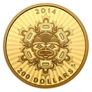 Canada 200 Dollars Land. The Beaver. Interconnection 2014 Proof KM# 1784 2014 200 DOLLARS AE coin reverse Canada 200 Dollars Land. The Beaver. Interconnection 2014 Proof KM# 1784 2014 200 DOLLARS AE coin reverse