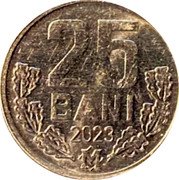 Moldova 25 Bani National Country Arms 2023 KM# 3 25 BANI 2008 coin reverse Moldova 25 Bani National Country Arms 2023 KM# 3 25 BANI 2008 coin reverse