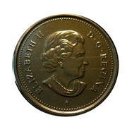 Canada 25 Cents Canada Day - Coloured Coin 2005 P Prooflike KM# 531 ELIZABETH II - D ∙ G ∙ REGINA coin obverse Canada 25 Cents Canada Day - Coloured Coin 2005 P Prooflike KM# 531 ELIZABETH II - D ∙ G ∙ REGINA coin obverse