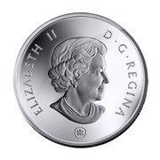 Canada 25 Cents Thanks 2009 Prooflike KM# 918 ELIZABETH II D∙G∙REGINA coin obverse