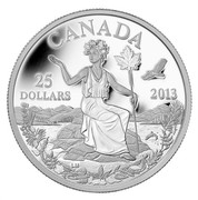 Canada 25 Dollars An Allegory 2013 KM# 1482 CANADA 25 DOLLARS 2013 coin reverse Canada 25 Dollars An Allegory 2013 KM# 1482 CANADA 25 DOLLARS 2013 coin reverse