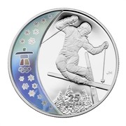 Canada 25 Dollars Olympic Winter Games - Freestyle Skiing 2008 Proof KM# 816 25 DOLLARS coin reverse