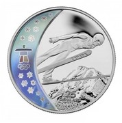 Canada 25 Dollars Olympic Winter Games - Ski Jumping 2009 Proof KM# 906 25 DOLLARS coin reverse Canada 25 Dollars Olympic Winter Games - Ski Jumping 2009 Proof KM# 906 25 DOLLARS coin reverse