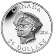 Canada 25 Dollars The First Royal Visit 2014 Proof KM# 1689 CANADA 2014 25 DOLLARS coin reverse Canada 25 Dollars The First Royal Visit 2014 Proof KM# 1689 CANADA 2014 25 DOLLARS coin reverse