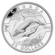 Canada 25 Dollars The Orca 2013 Proof KM# 1541 CANADA 2013 PL 25 DOLLARS coin reverse Canada 25 Dollars The Orca 2013 Proof KM# 1541 CANADA 2013 PL 25 DOLLARS coin reverse