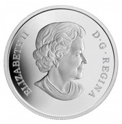 Canada 25 Dollars Wayne & Walter Gretzky 2011 Proof KM# 1173 ELIZABETH II D ∙ G ∙ REGINA coin obverse